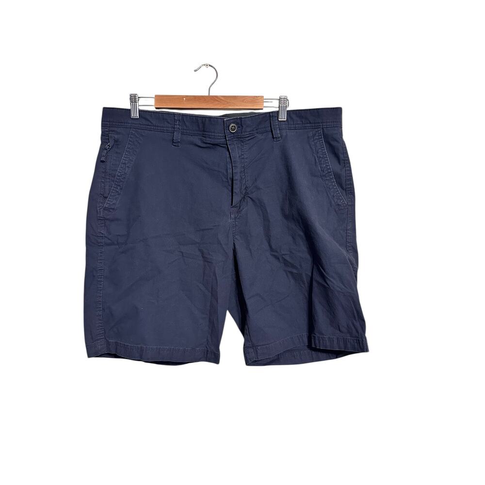 Copper & Oak Men's Navy Blue Chino Shorts Size 42